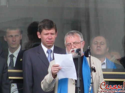 Выступление Пилунского Леонида Петровича на крымскотатарском языке перед народом.
